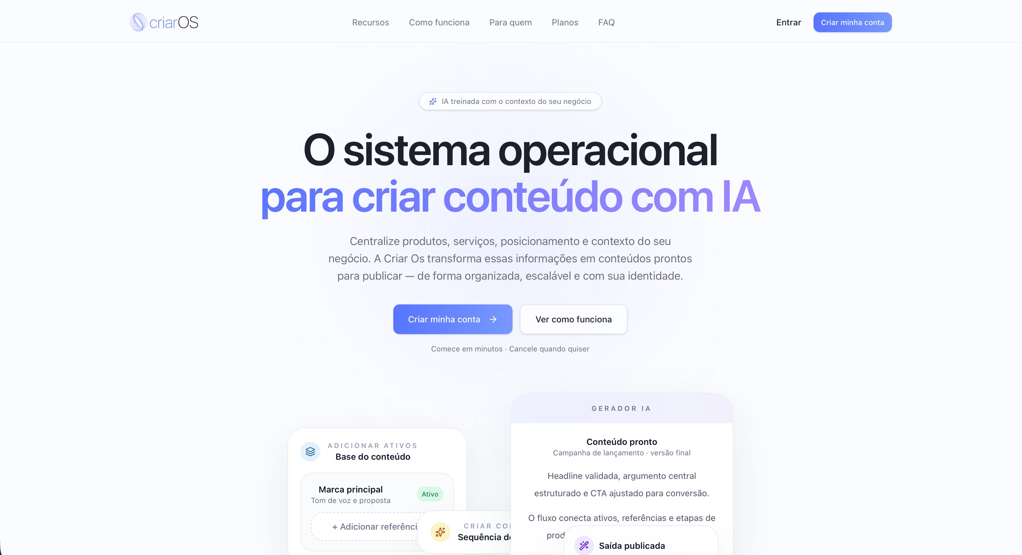 Criar Os