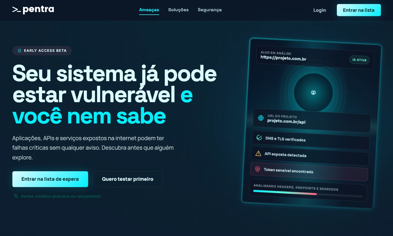 Apresentação do projeto Pentra